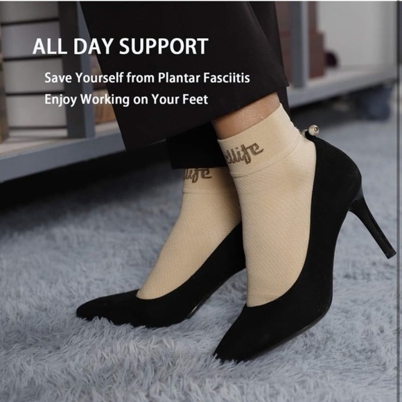 New Dowellife Plantar Fasciitis Socks, Ankle Brace Compression Support Sleeves L - Picture 5 of 10